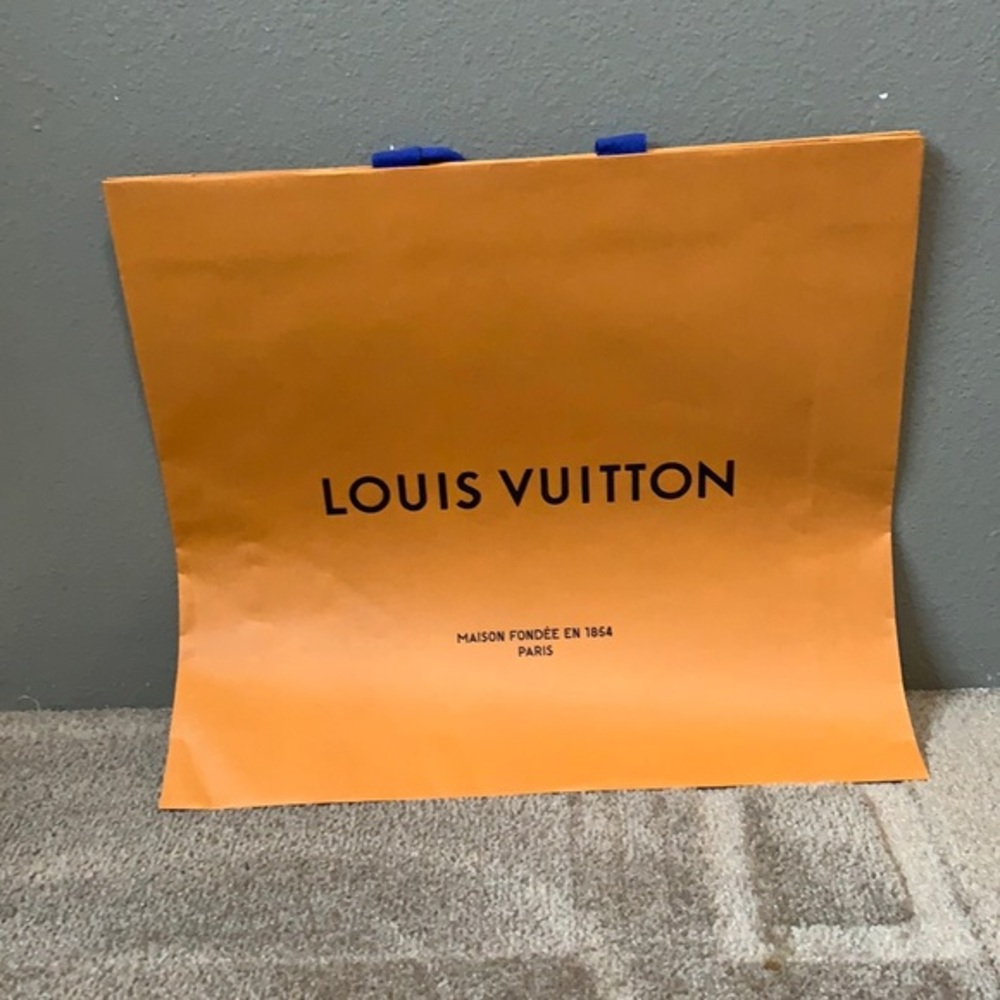 Authentic Louis Vuitton shopping bag